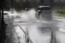 Flooding has been reported at several locations on the A78