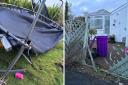 High winds battered Largs as Storm Isha struck the UK