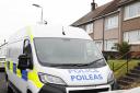 A police presence has remained in Alexander Avenue in Largs as officers continue to investigate the murder of Alan Lawson
