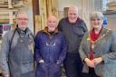Provost Anthea Dickson was impressed with Men's Shed endeavours