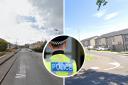 Police investigated incidents in Moorburn Road, on left, and Jura Way