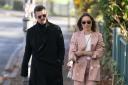 Joey and Georgia Barton arriving at Wimbledon Magistrates Court in October 2022, when the case against him was paused (Kirsty O’Connor/PA)