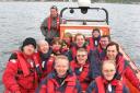 Largs Round Tablers on a rib trip to Cumbrae