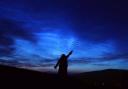 How best to see noctilucent clouds in the night sky