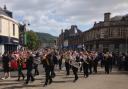 The Largs Viking Festival opening parade always draws out the crowds