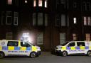 Police vehicles were seen outside a block of flats in Gateside Street in Largs at around 7pm on Tuesday, February 20