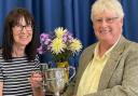 Etta Strachan carried home the Royal Bank of Scotland Quaich for most points in last year's Horticultural Show