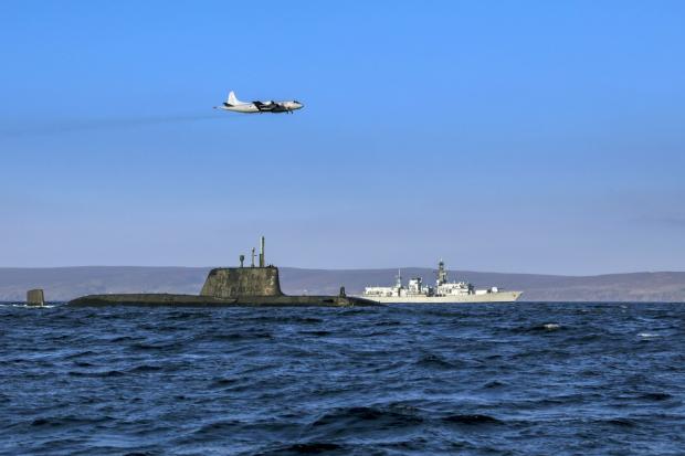 Vessels and aircraft participating in a previous Joint Warrior.