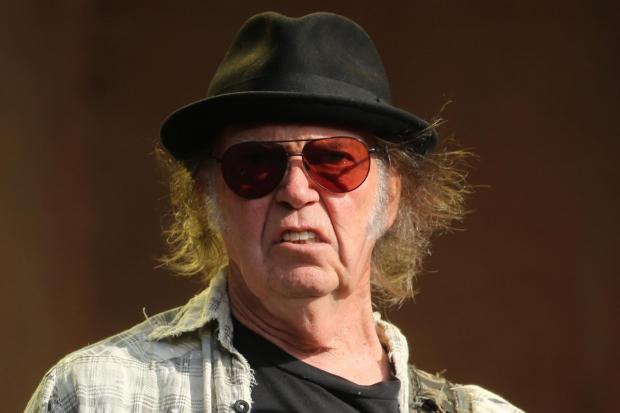 Neil Young at British Summer Time festival – London