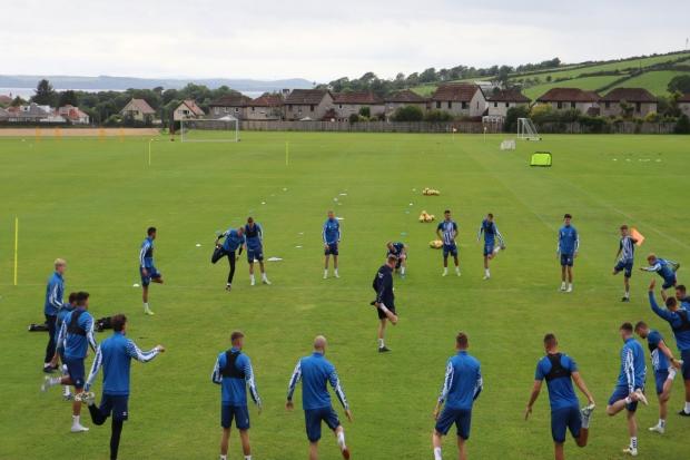 Scottish football stars train in Largs for pre-season