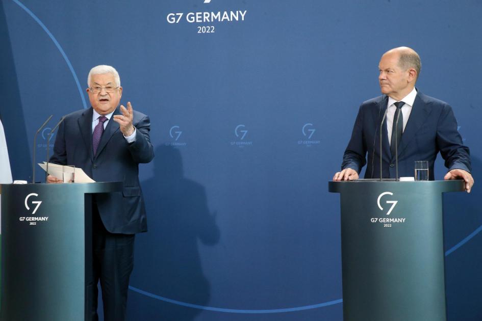 La police de Berlin enquête sur les propos du président palestinien sur la Shoah