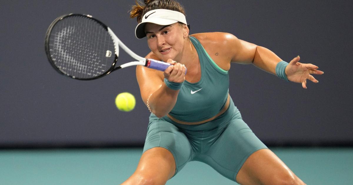 Andreescu wins just 1 game in swift loss to Vondrousova at Italian