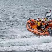 The Largs RNLI lifeboat in action (Image: Nick Mailer)