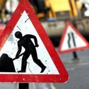 Roadworks have been extended for a month