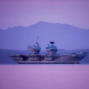 Aircraft carrier to sail past Largs in next hour