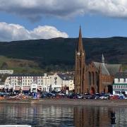 St Columba's Church in Largs hosted its last Sunday service in September