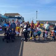 Crew, fundraisers and supporters all pulled on their wellington boots to join in with the Largs RNLI Toddle Waddle