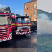 Largs fire crews praised for swift action after back hill blazes over recent days