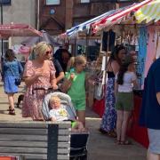 Market day returns in Largs on Saturday, July 1