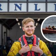 RNLI's Andrew Malone, and lifeboat call out on Saturday