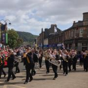 The Largs Viking Festival opening parade always draws out the crowds