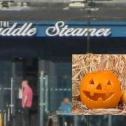 Paddle Steamer in Largs offering Hallowe'en fun