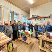 Members of the Clyde Coast and Cumbraes Men's Shed