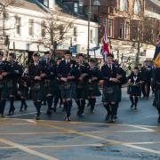 Largs Boys' Brigade Remembrance parade