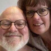 New life: Iain Jamieson and Jo-Anne after the surgery