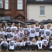 Pupils from the Karen Aitchison School of Dancing in Largs took part in Tapathon 2023