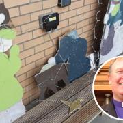 Reverend Graham McWilliams slammed vandals outside Cumbrae Parish  Church who wrecked display