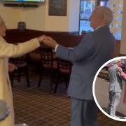 Dancing couple continue to delight