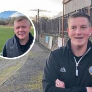 Scott Adam and Stuart Davidson (inset) both say it's vital that Largs put their disappointing recent run behind them as they get set to take on leaders Clydebank