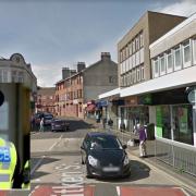 Town centre arrest in  Largs