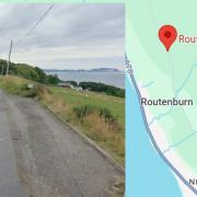 A fallen tree has resulted in Routenburn Road being blocked