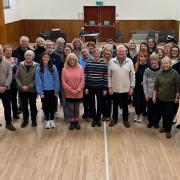 The cast of Largs Amateur Operatic Society's production of Carousel