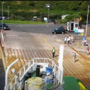 Reconstruction project consultation at Cumbrae Slip on cards