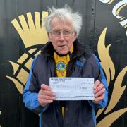 Quids in! Thistle fan Bill Tomlinson recently won £1000 in a Largs Thistle F.C 200 Club, which is now being replaced by the Largs Thistle Lotto