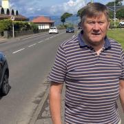 Gerry McDonald is calling for average speed cameras to be introduced on the A78 north of Largs