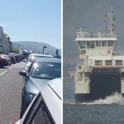 Long queues for ferry traffic have been a common sight