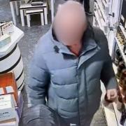 A customer at Geraldo's was caught on CCTV cameras stealing a £120 bottle of whisky from the store, according to owner Toni Dawson.