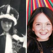 Family ties: Annie Donnelly as Cumbrae Queen in 1992, and daughter Zoe, who will follow in her footsteps in a few weeks' time
