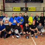 Local padel players will be taking part