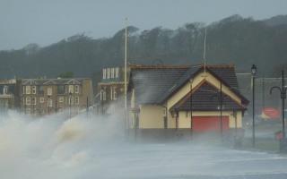 Dramatic photos show aftermath of 2011 storm in Largs