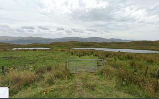 The site of the planned solar farm at Wee Minnemoer on Cumbrae