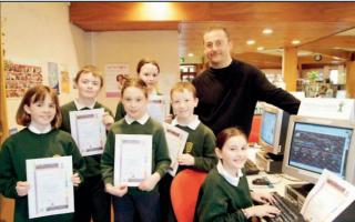 Largs Library hosted the launch of Book Week when pupils of St Mary’s Primary School helped select the stories.