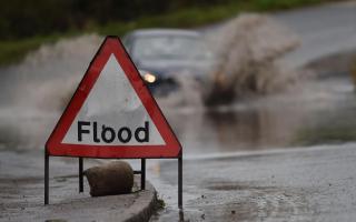 A flood alert has been issued across Ayrshire