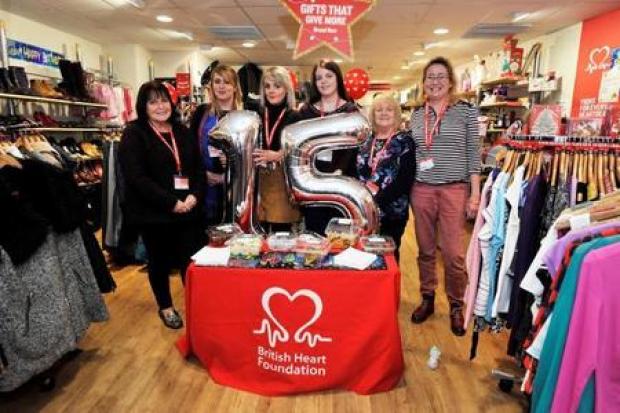 British Heart Foundation's 15th anniversary at Largs recently