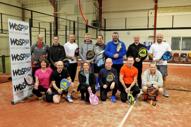 Largs and Fairlie padel players enjoy new sport