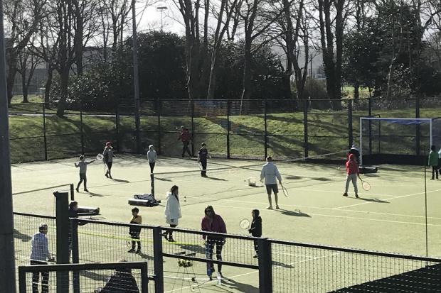 Successful open day at Largs Tennis Club